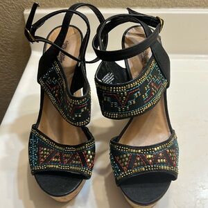 NWOT Nine West Vintage America Collection Wedge Sz 9